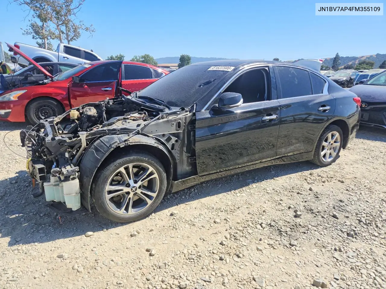 2015 Infiniti Q50 Base VIN: JN1BV7AP4FM355109 Lot: 61622586
