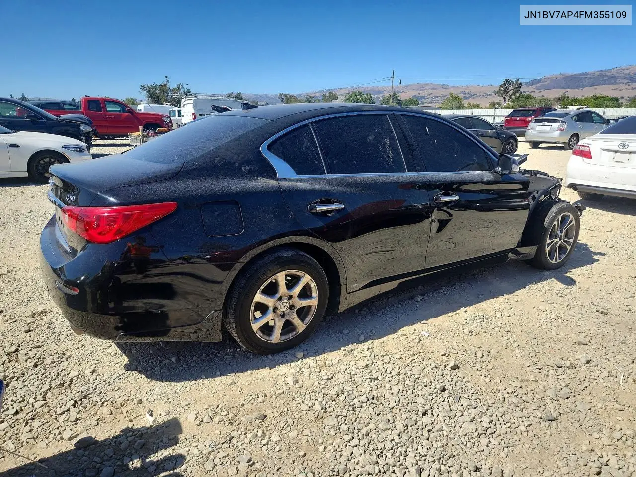 2015 Infiniti Q50 Base VIN: JN1BV7AP4FM355109 Lot: 61622586