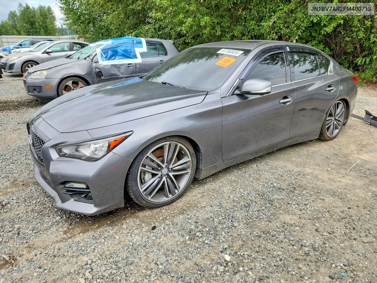 2015 Infiniti Q50 Base VIN: JN1BV7AR2FM400713 Lot: 61780826