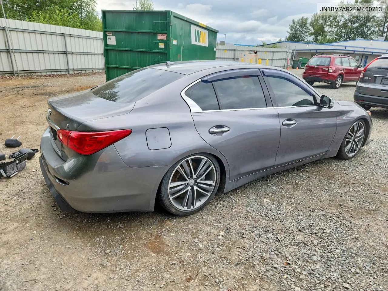 2015 Infiniti Q50 Base VIN: JN1BV7AR2FM400713 Lot: 61780826