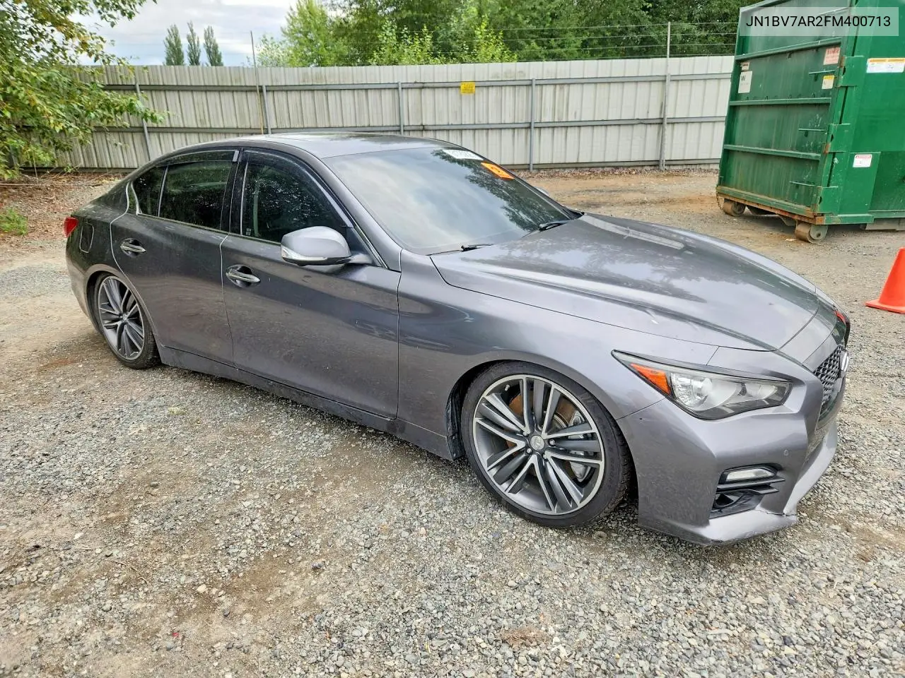 2015 Infiniti Q50 Base VIN: JN1BV7AR2FM400713 Lot: 61780826