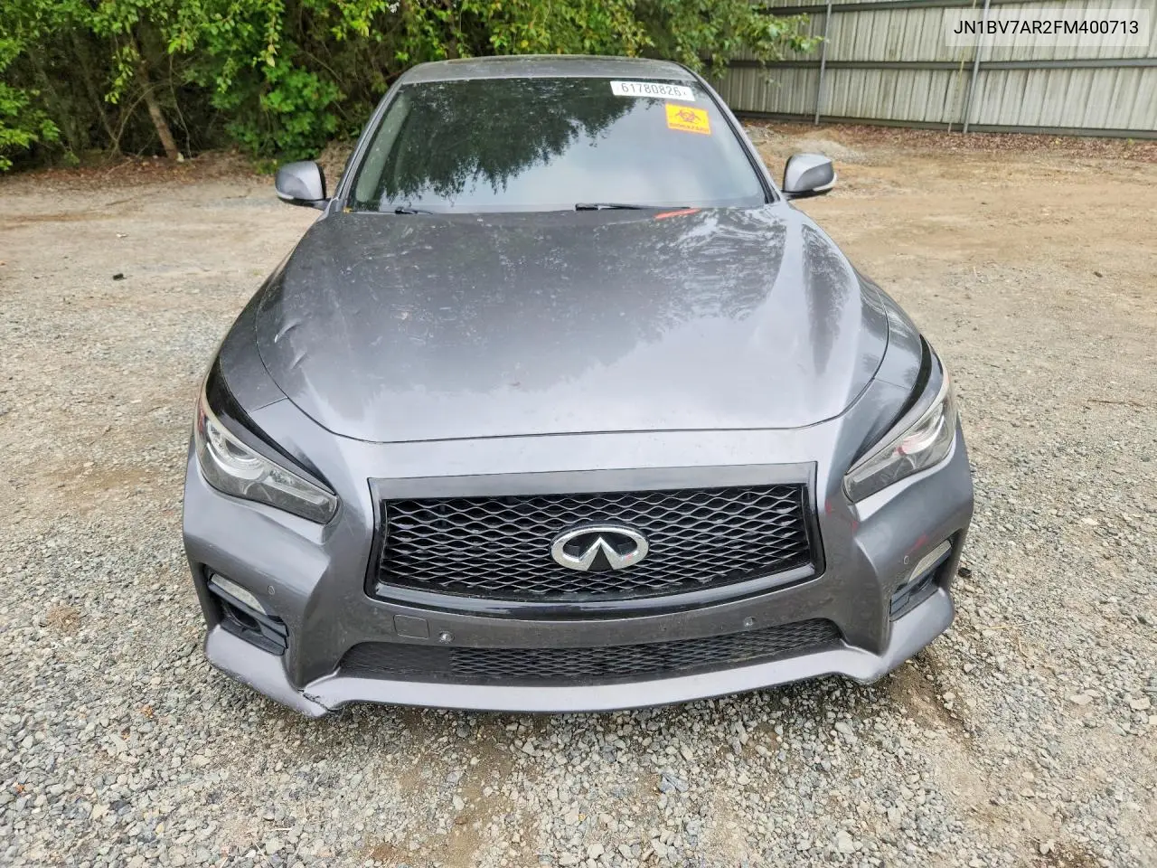 2015 Infiniti Q50 Base VIN: JN1BV7AR2FM400713 Lot: 61780826