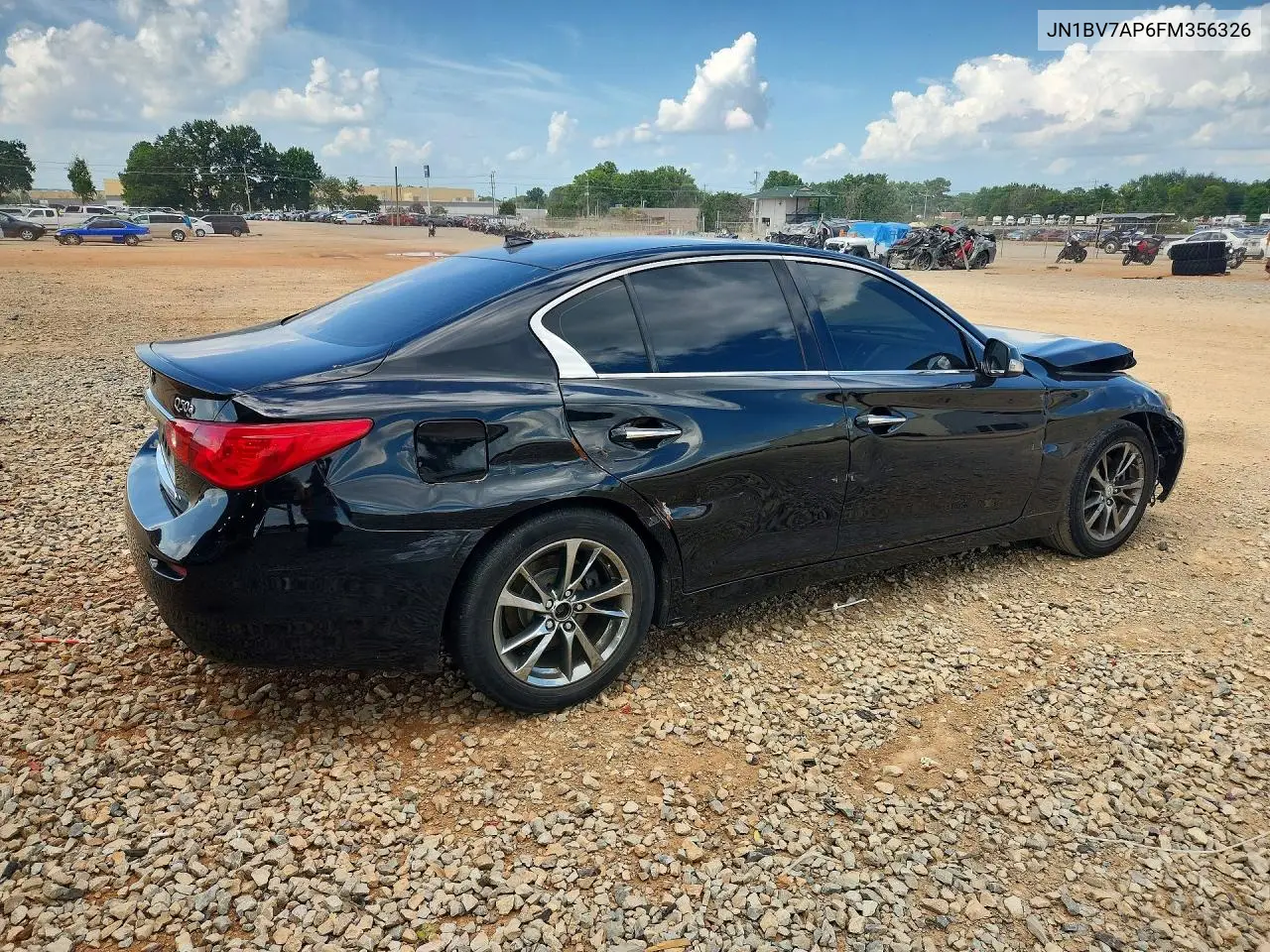 2015 Infiniti Q50 Base VIN: JN1BV7AP6FM356326 Lot: 61957976