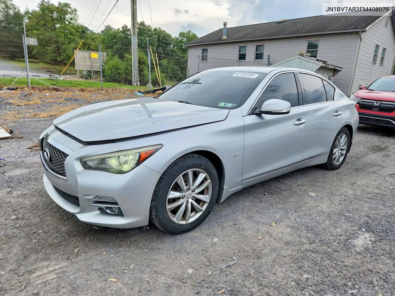 2015 Infiniti Q50 Premium VIN: JN1BV7AR3FM408075 Lot: 62154396