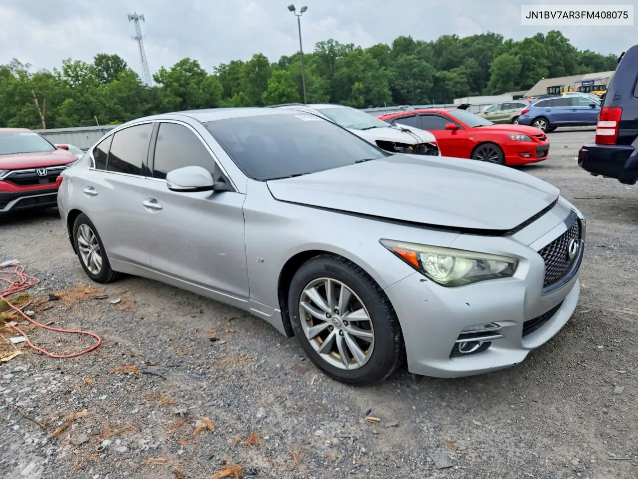 2015 Infiniti Q50 Premium VIN: JN1BV7AR3FM408075 Lot: 62154396