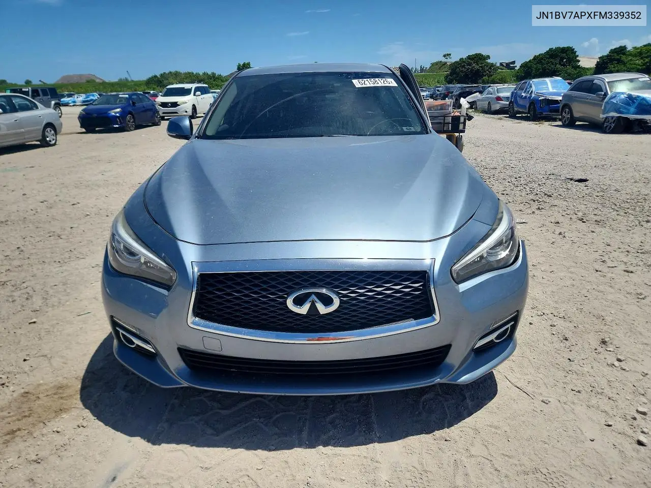 2015 Infiniti Q50 Premium VIN: JN1BV7APXFM339352 Lot: 62158126
