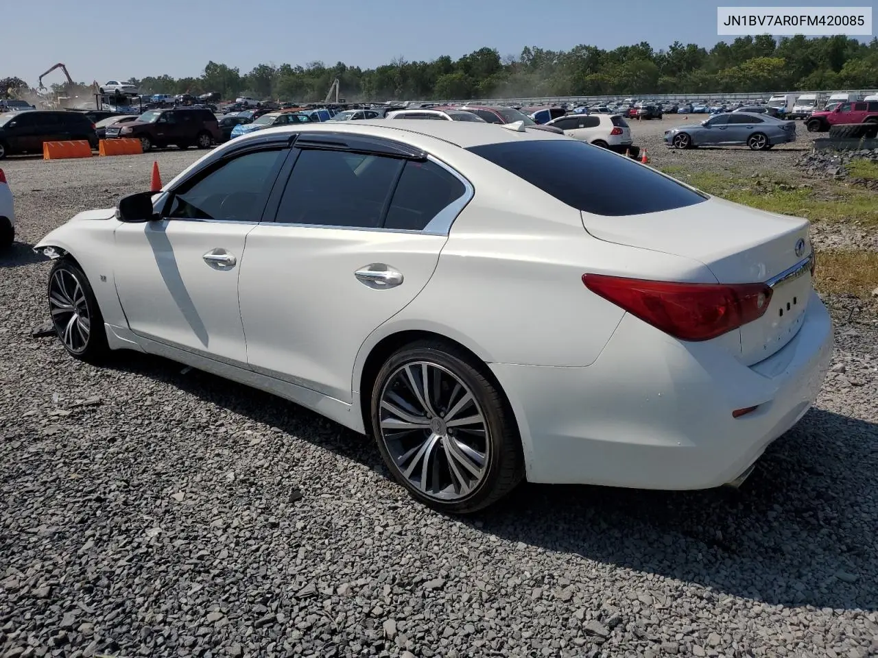 JN1BV7AR0FM420085 2015 Infiniti Q50 Base