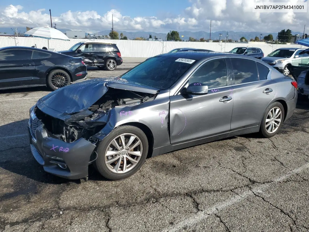 JN1BV7AP2FM341001 2015 Infiniti Q50 Base