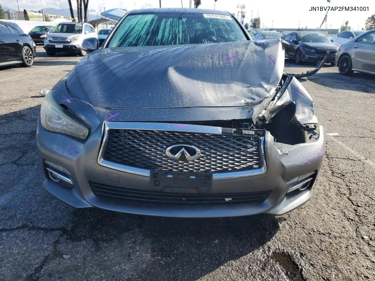 JN1BV7AP2FM341001 2015 Infiniti Q50 Base