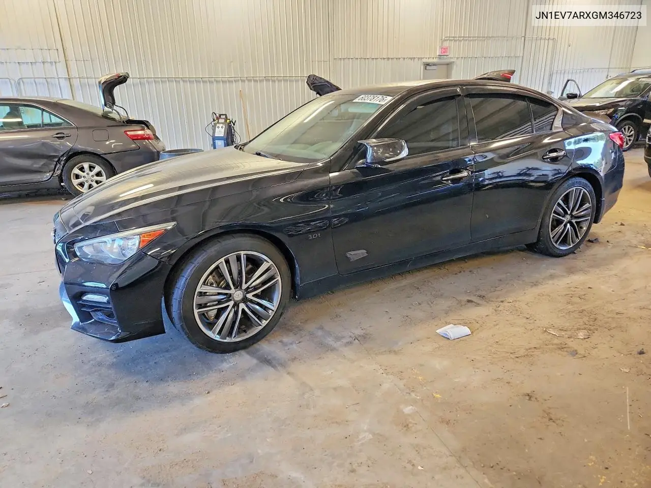 2016 Infiniti Q50 Sport VIN: JN1EV7ARXGM346723 Lot: 60378176