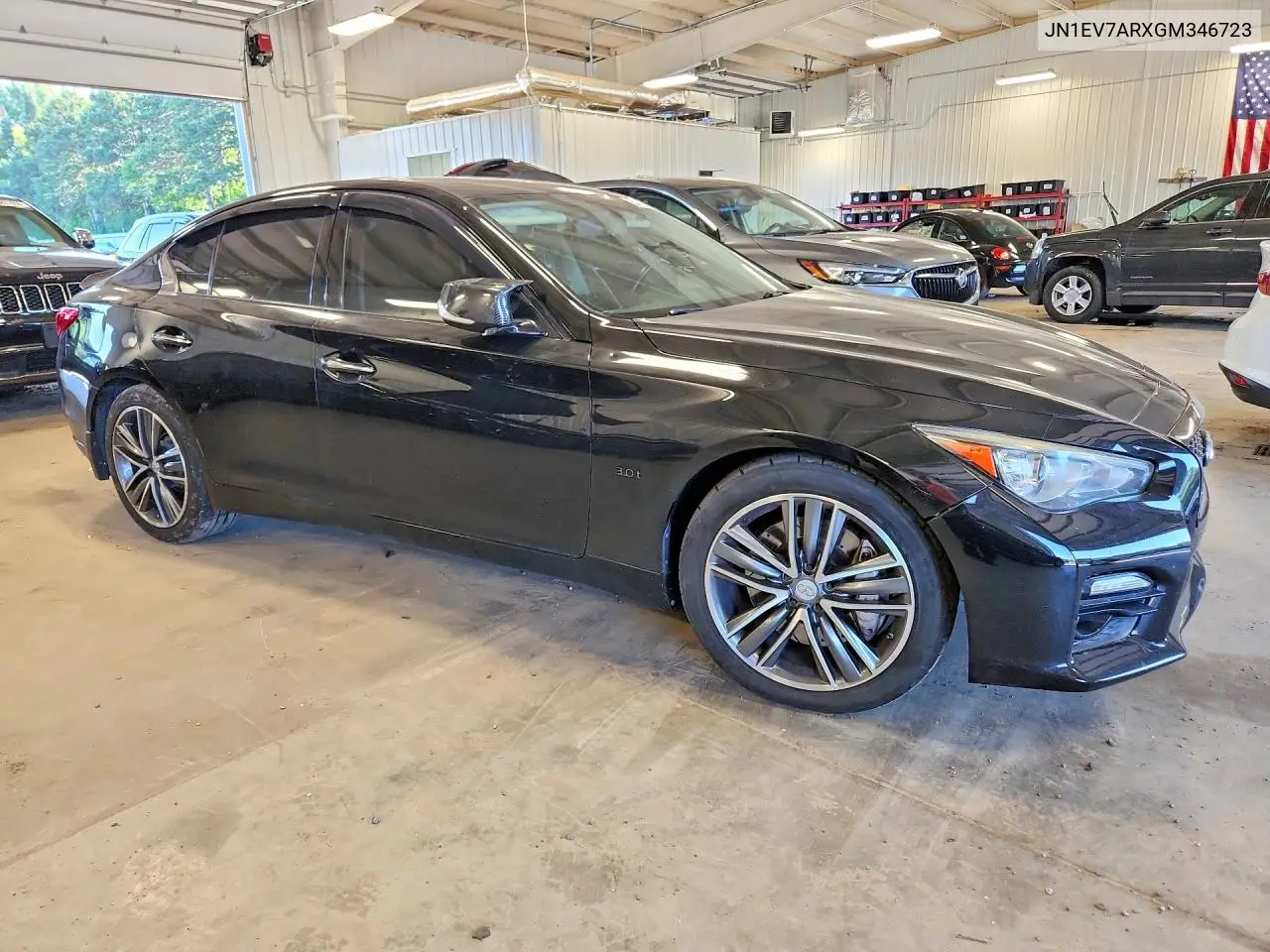 2016 Infiniti Q50 Sport VIN: JN1EV7ARXGM346723 Lot: 60378176