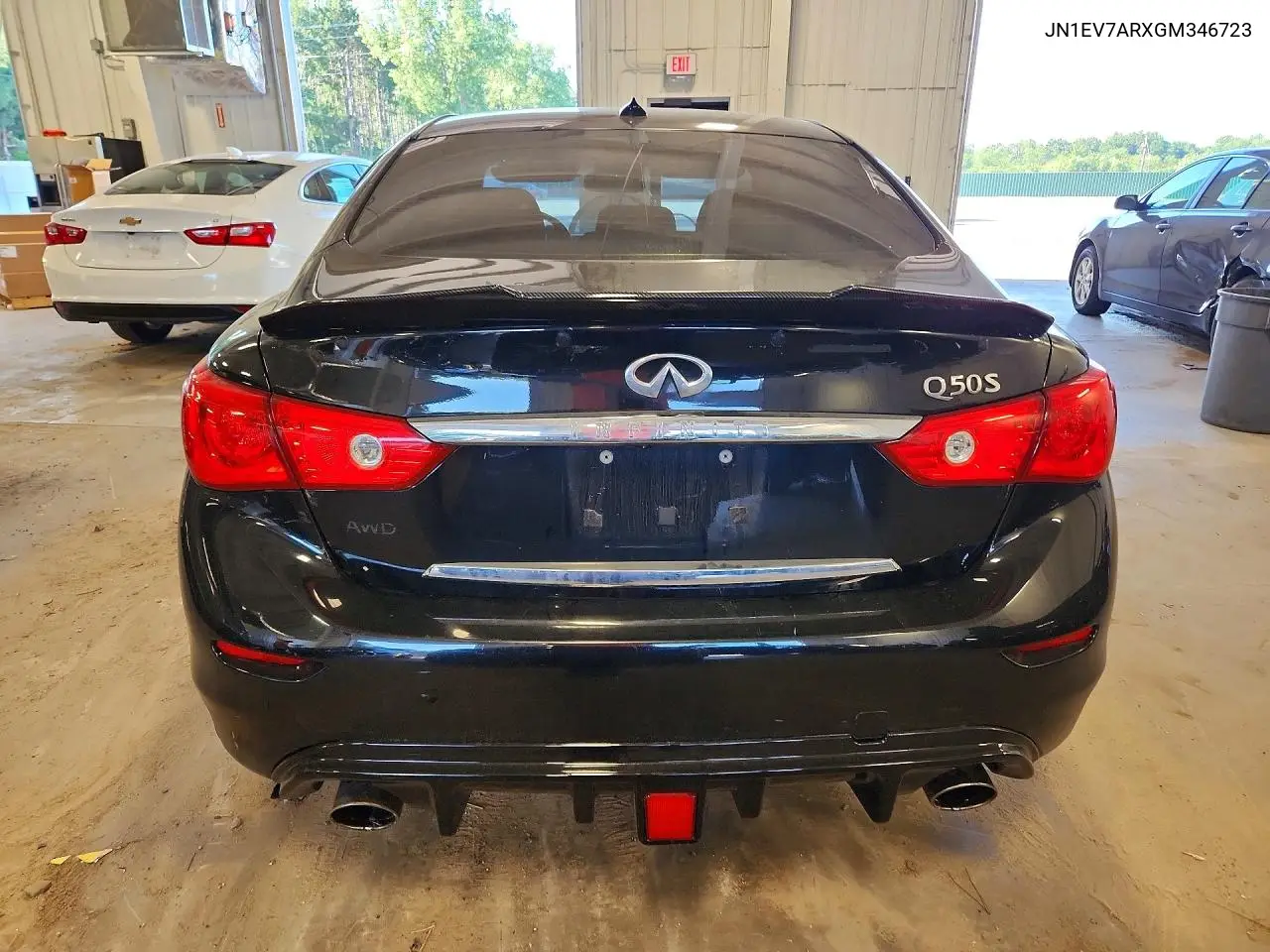 2016 Infiniti Q50 Sport VIN: JN1EV7ARXGM346723 Lot: 60378176