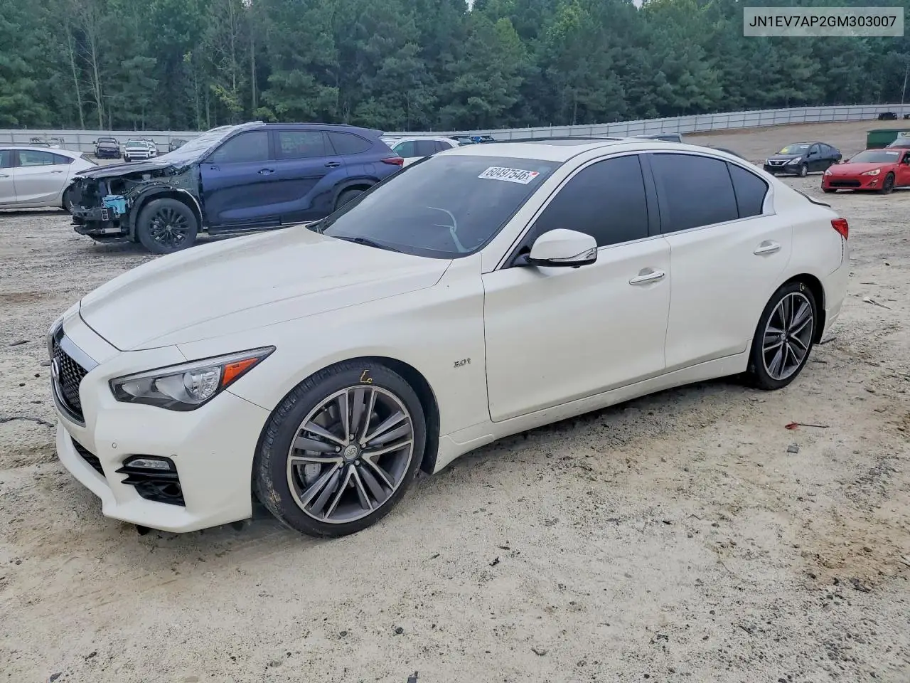 2016 Infiniti Q50 Sport VIN: JN1EV7AP2GM303007 Lot: 60497546