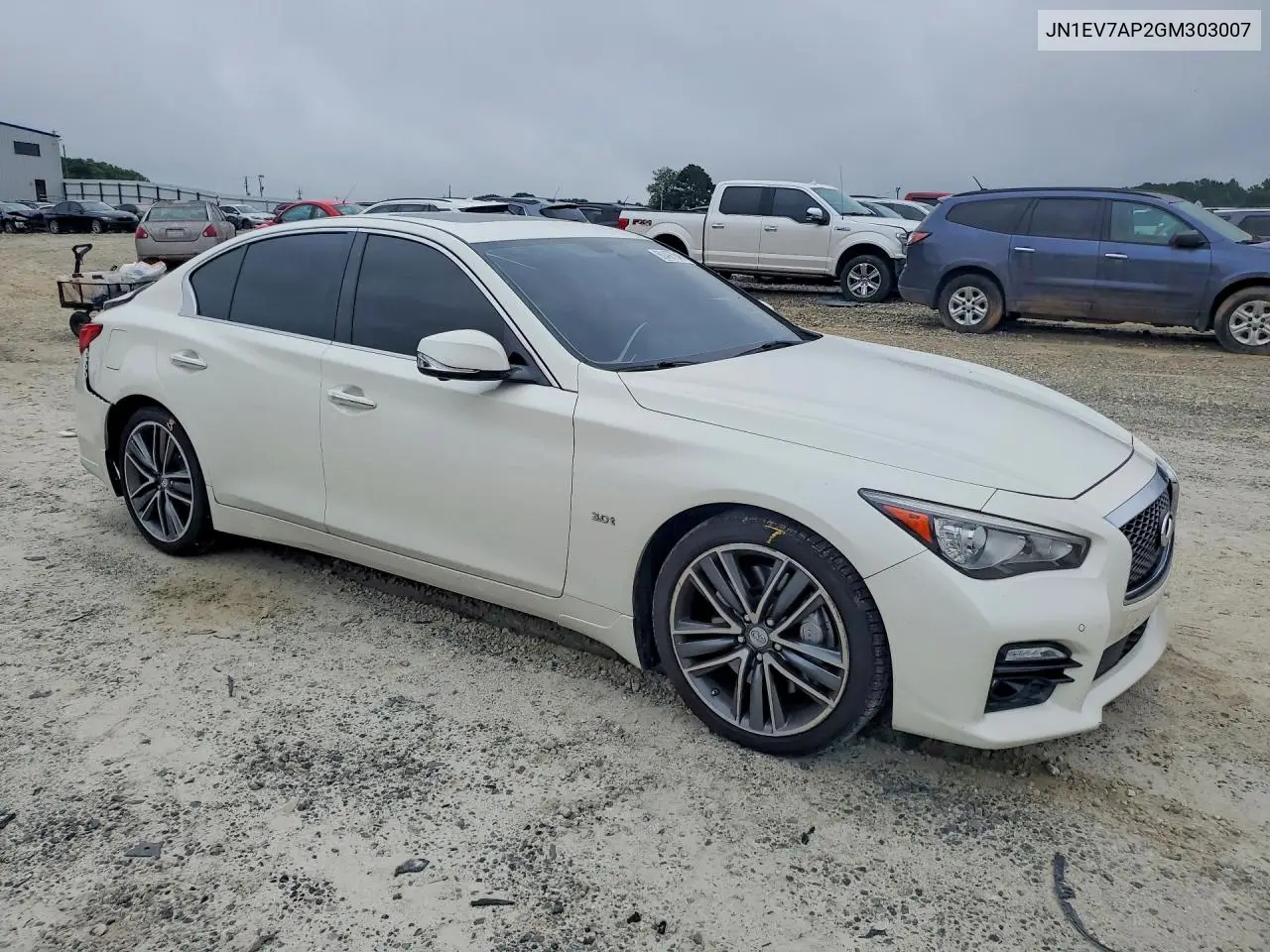2016 Infiniti Q50 Sport VIN: JN1EV7AP2GM303007 Lot: 60497546