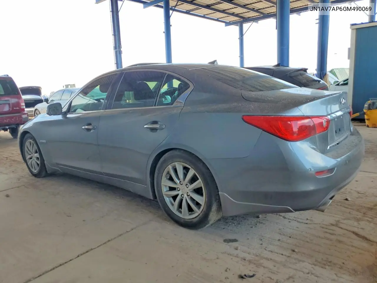 2016 Infiniti Q50 Hybrid VIN: JN1AV7AP6GM490069 Lot: 60844206