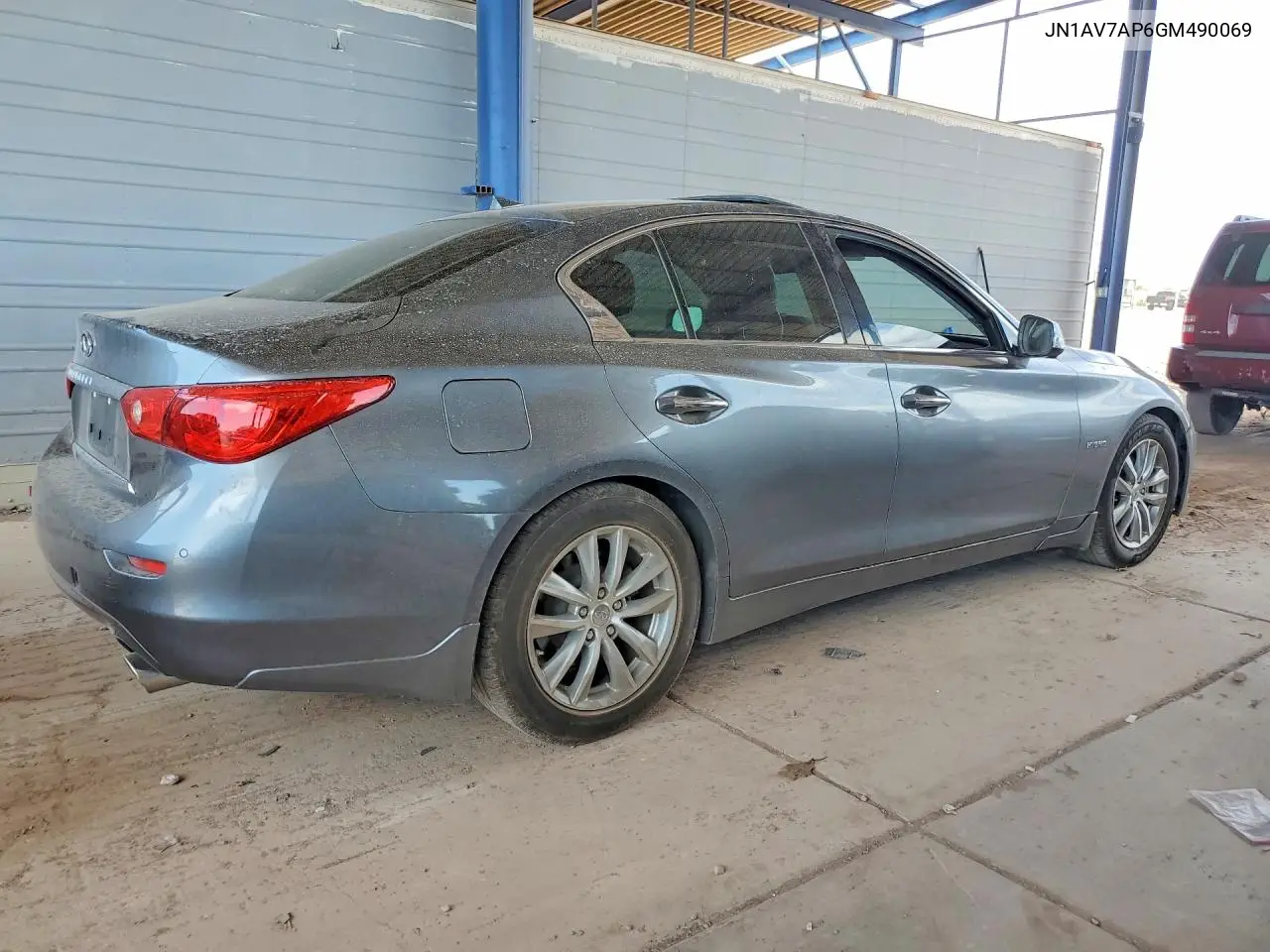 2016 Infiniti Q50 Hybrid VIN: JN1AV7AP6GM490069 Lot: 60844206