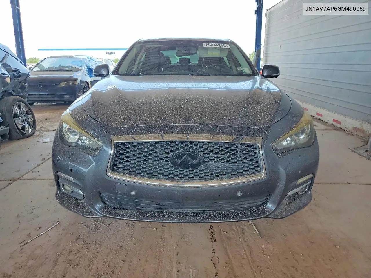 2016 Infiniti Q50 Hybrid VIN: JN1AV7AP6GM490069 Lot: 60844206
