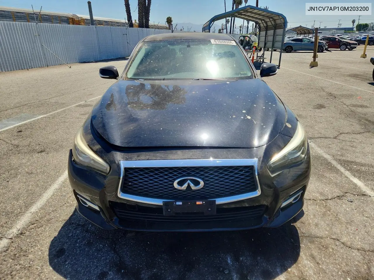 2016 Infiniti Q50 2.0T Premium VIN: JN1CV7AP1GM203200 Lot: 61048506
