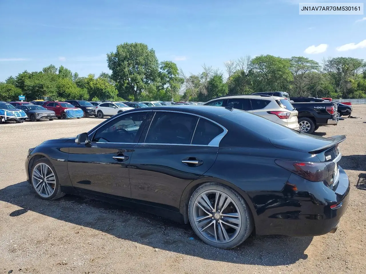 2016 Infiniti Q50 Hybrid VIN: JN1AV7AR7GM530161 Lot: 61211816