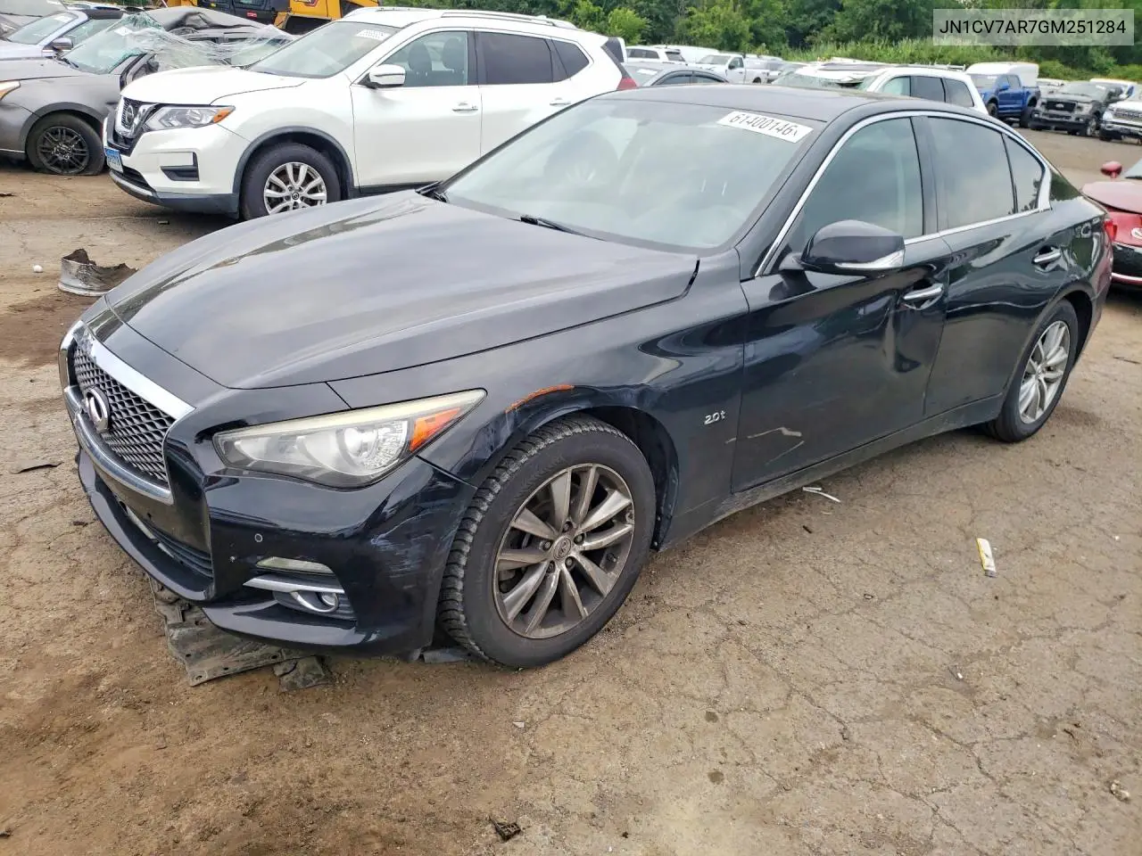 2016 Infiniti Q50 2.0T VIN: JN1CV7AR7GM251284 Lot: 61400146