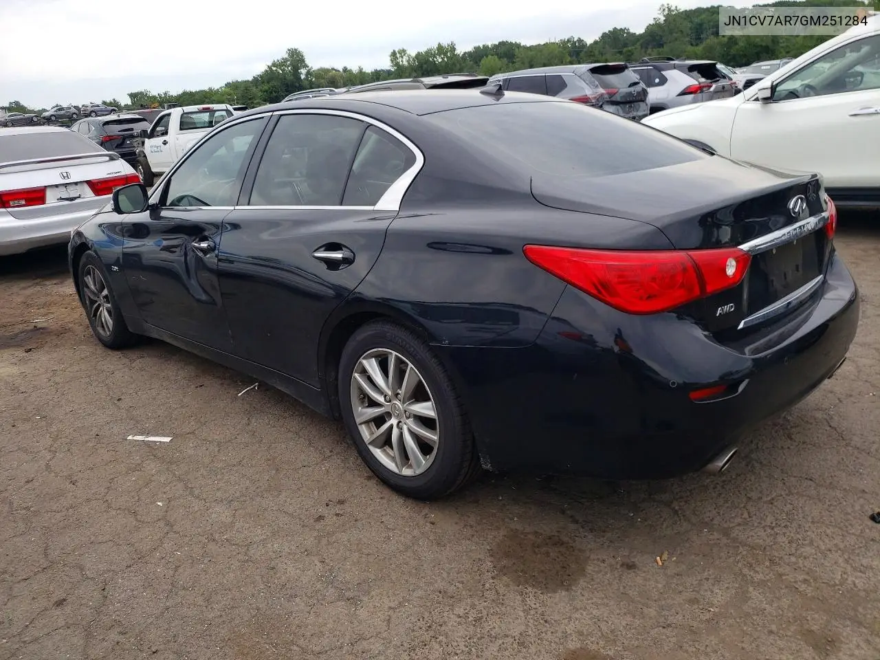 2016 Infiniti Q50 2.0T VIN: JN1CV7AR7GM251284 Lot: 61400146