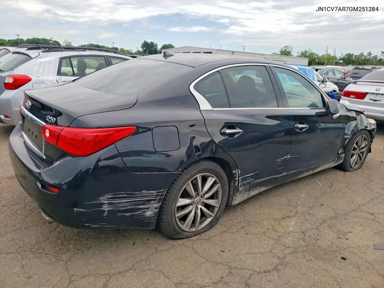 2016 Infiniti Q50 2.0T VIN: JN1CV7AR7GM251284 Lot: 61400146