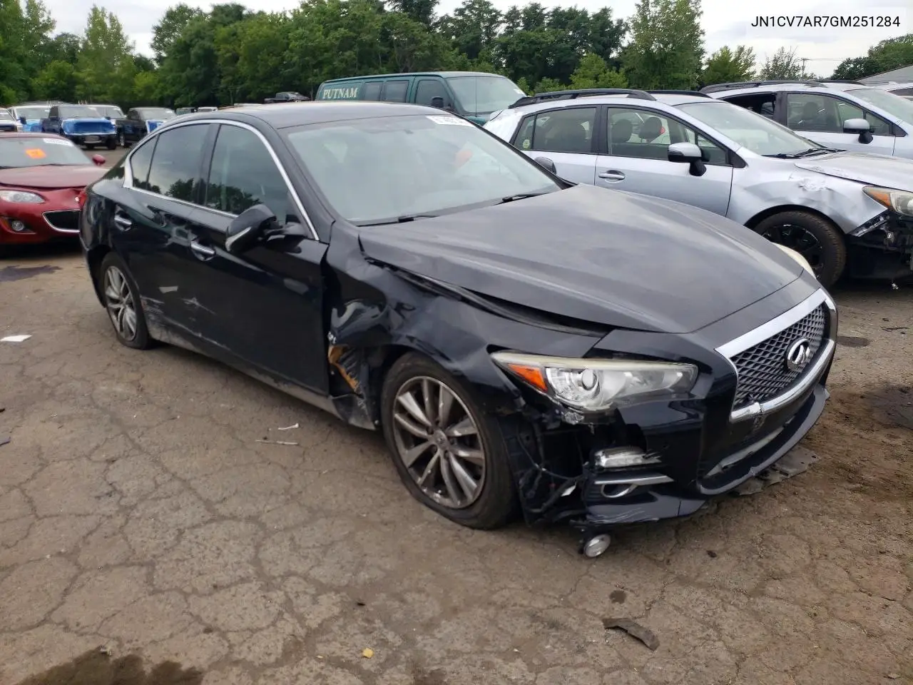 2016 Infiniti Q50 2.0T VIN: JN1CV7AR7GM251284 Lot: 61400146