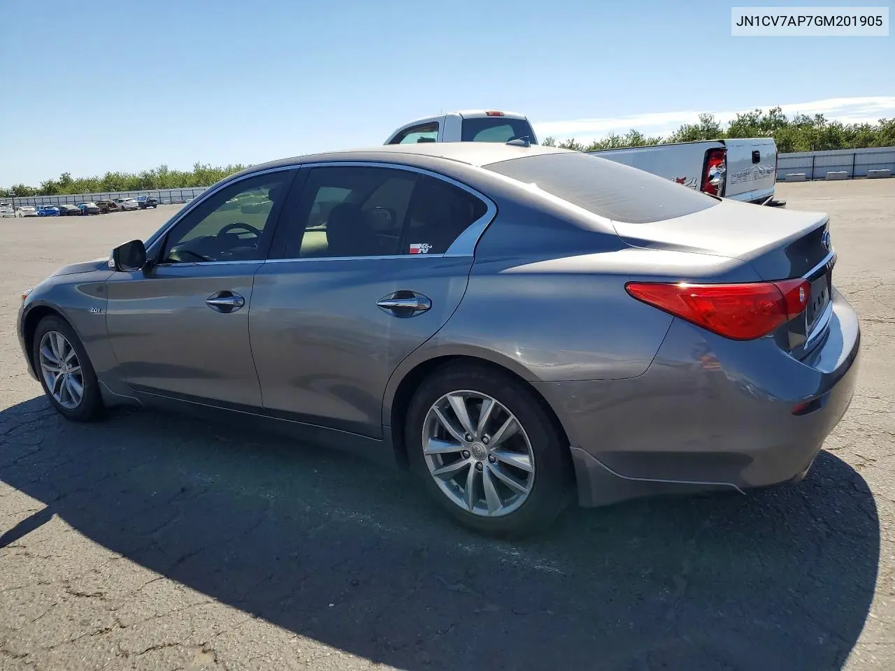 JN1CV7AP7GM201905 2016 Infiniti Q50 2.0T Premium