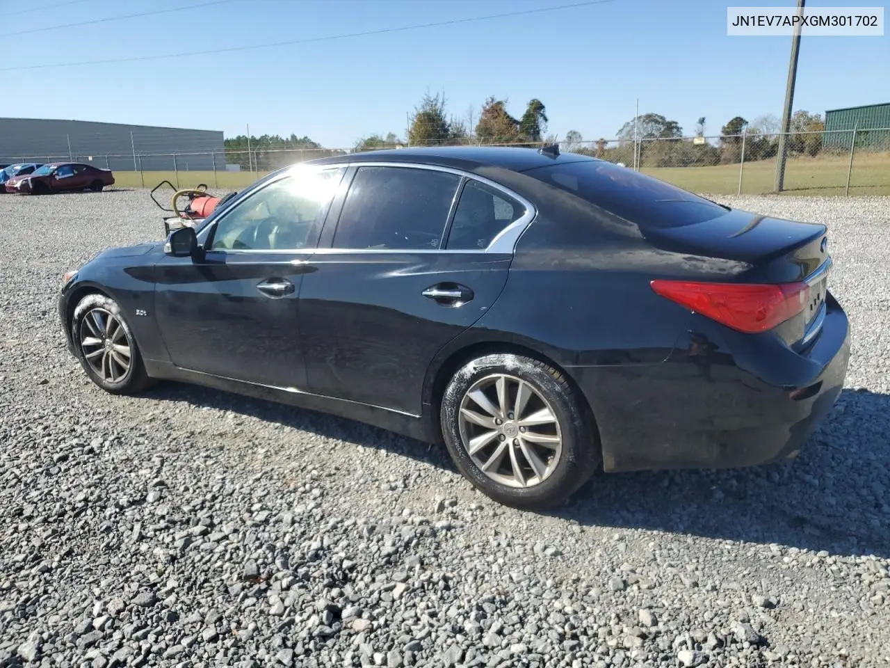 JN1EV7APXGM301702 2016 Infiniti Q50