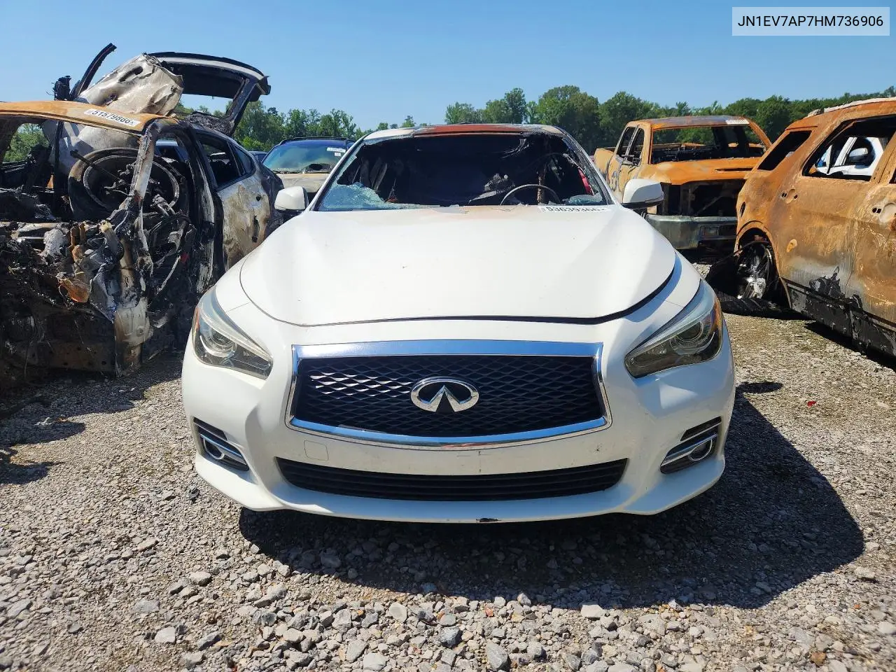 2017 Infiniti Q50 VIN: JN1EV7AP7HM736906 Lot: 53639366