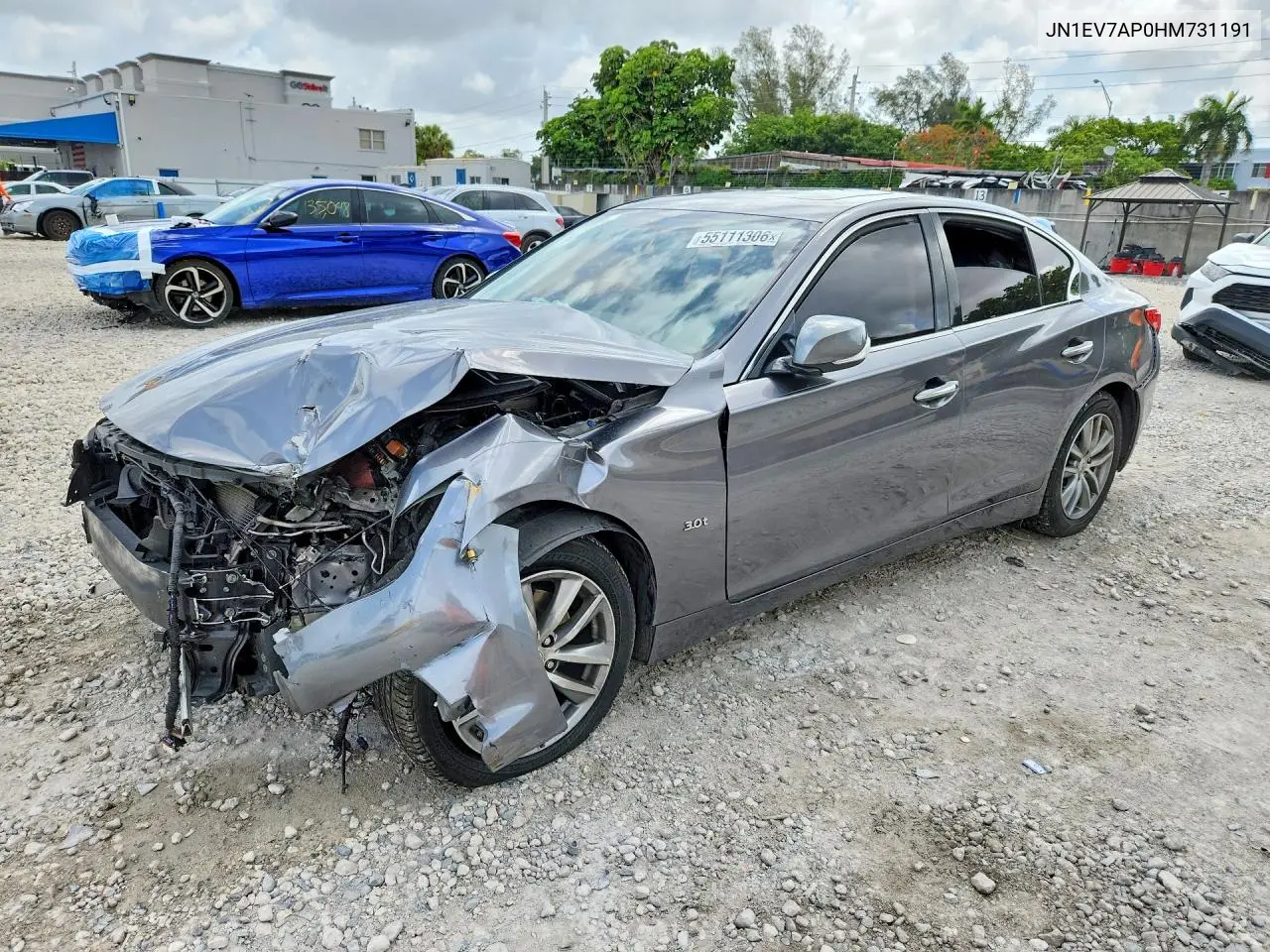 JN1EV7AP0HM731191 2017 Infiniti Q50 3.0T Premium