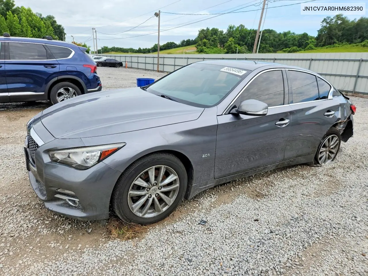 2017 Infiniti Q50 2.0T Premium VIN: JN1CV7AR0HM682390 Lot: 56654496