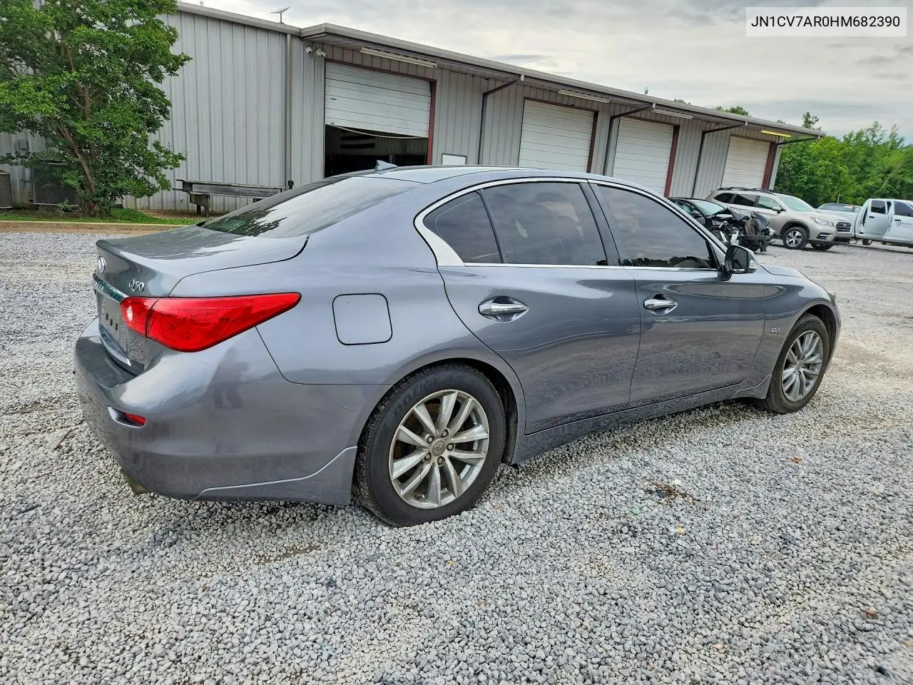 2017 Infiniti Q50 2.0T Premium VIN: JN1CV7AR0HM682390 Lot: 56654496