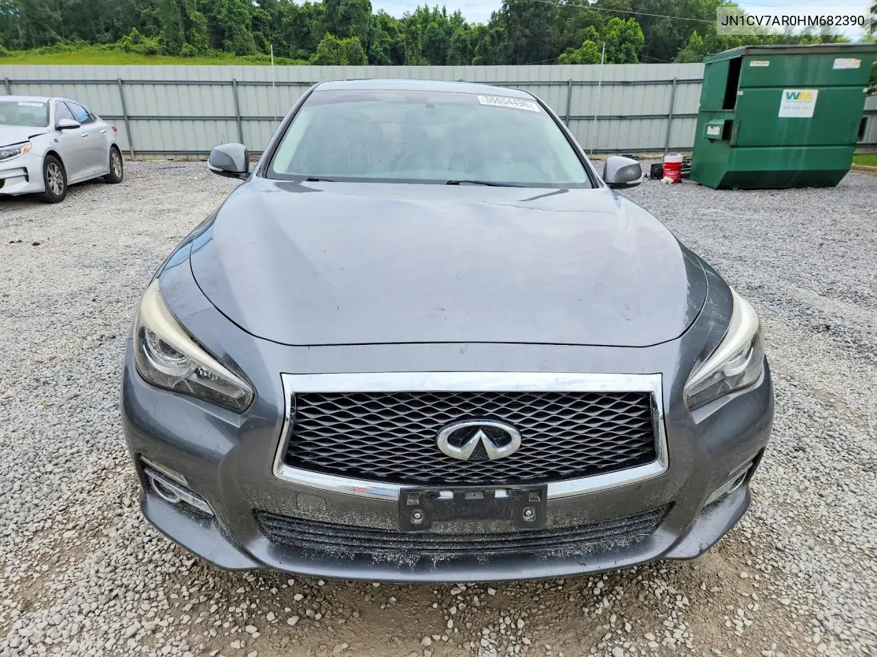 2017 Infiniti Q50 2.0T Premium VIN: JN1CV7AR0HM682390 Lot: 56654496