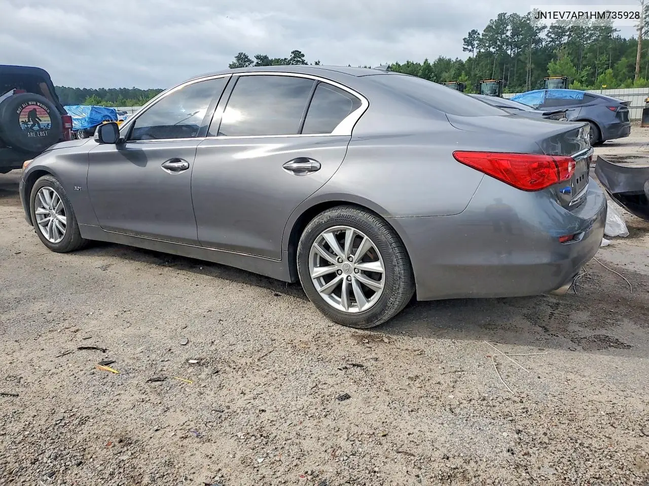 JN1EV7AP1HM735928 2017 Infiniti Q50 3.0T Premium