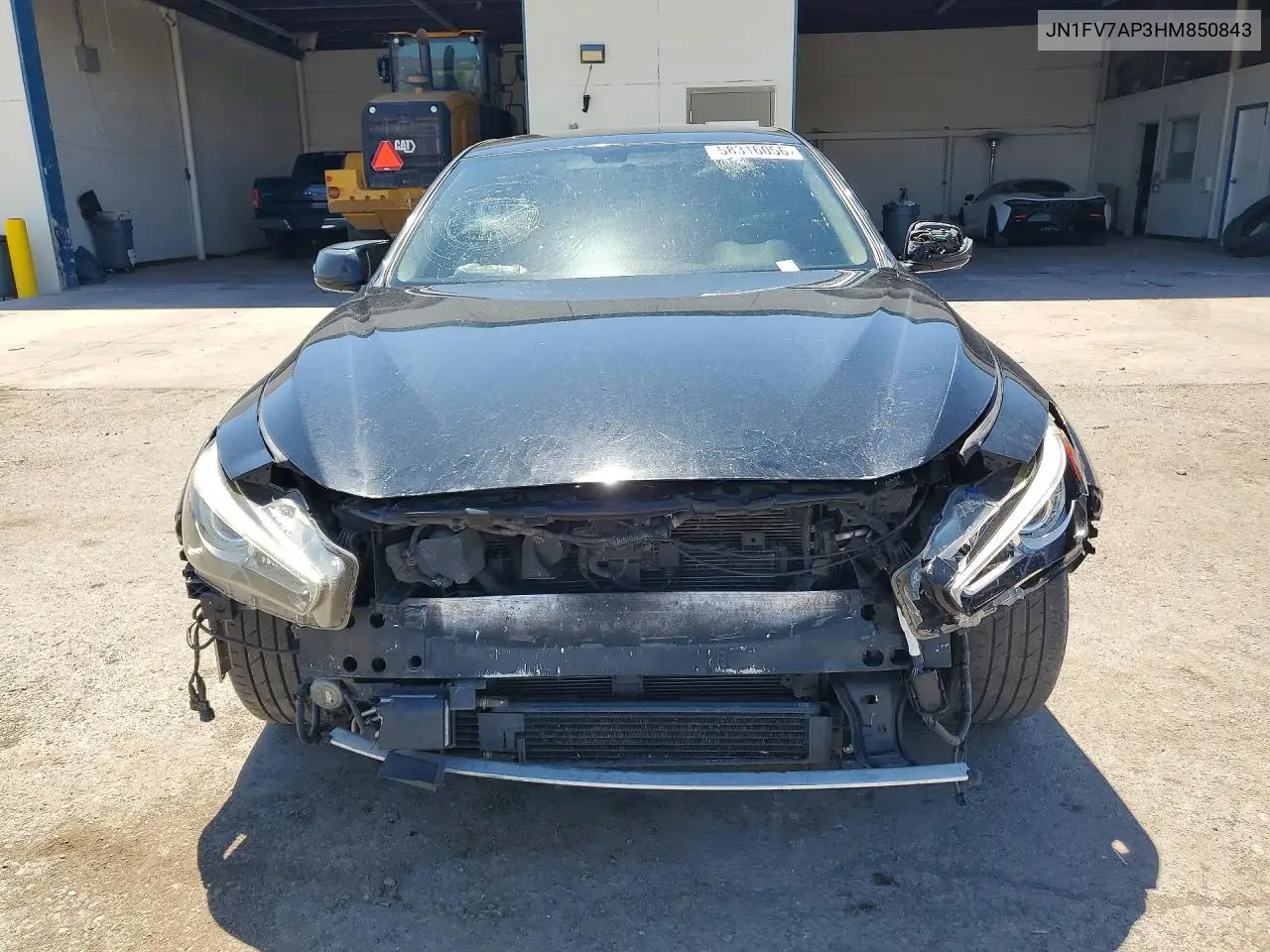 2017 Infiniti Q50 Red Sport 400 VIN: JN1FV7AP3HM850843 Lot: 58316056