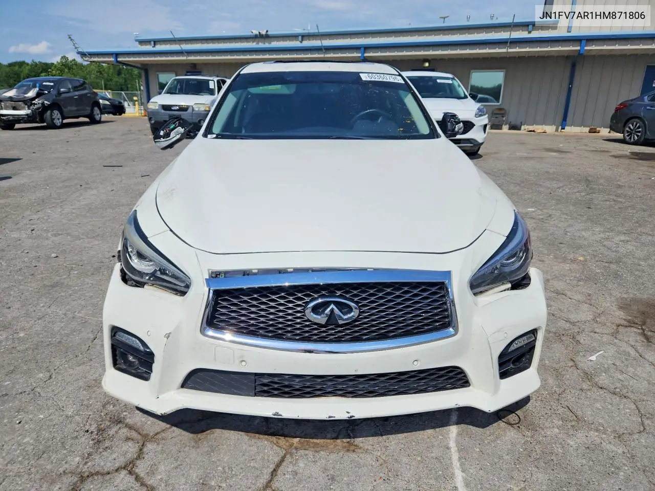2017 Infiniti Q50 Red Sport 400 VIN: JN1FV7AR1HM871806 Lot: 60360796