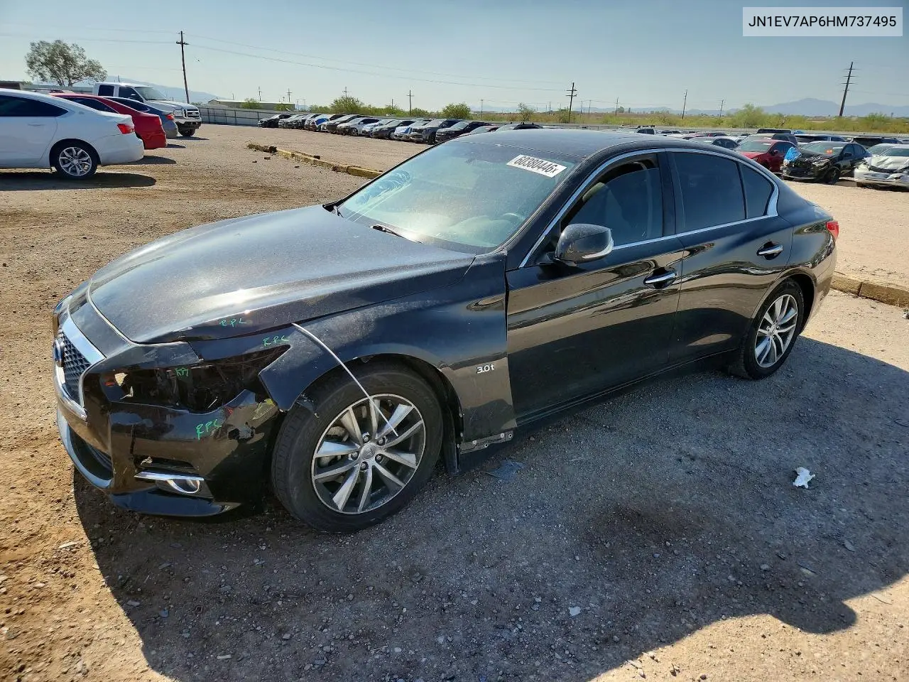2017 Infiniti Q50 3.0T Premium VIN: JN1EV7AP6HM737495 Lot: 60380446
