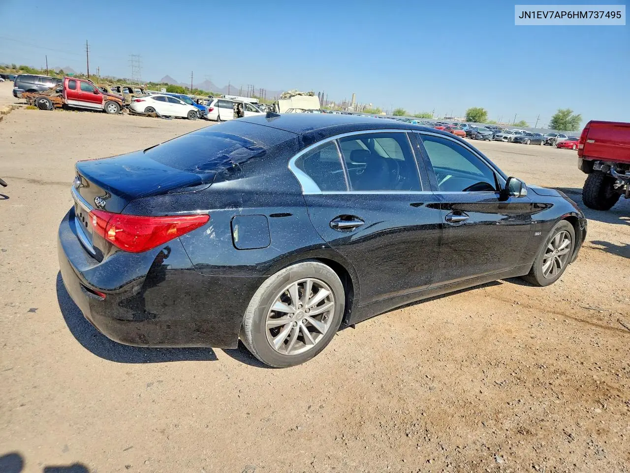 2017 Infiniti Q50 3.0T Premium VIN: JN1EV7AP6HM737495 Lot: 60380446