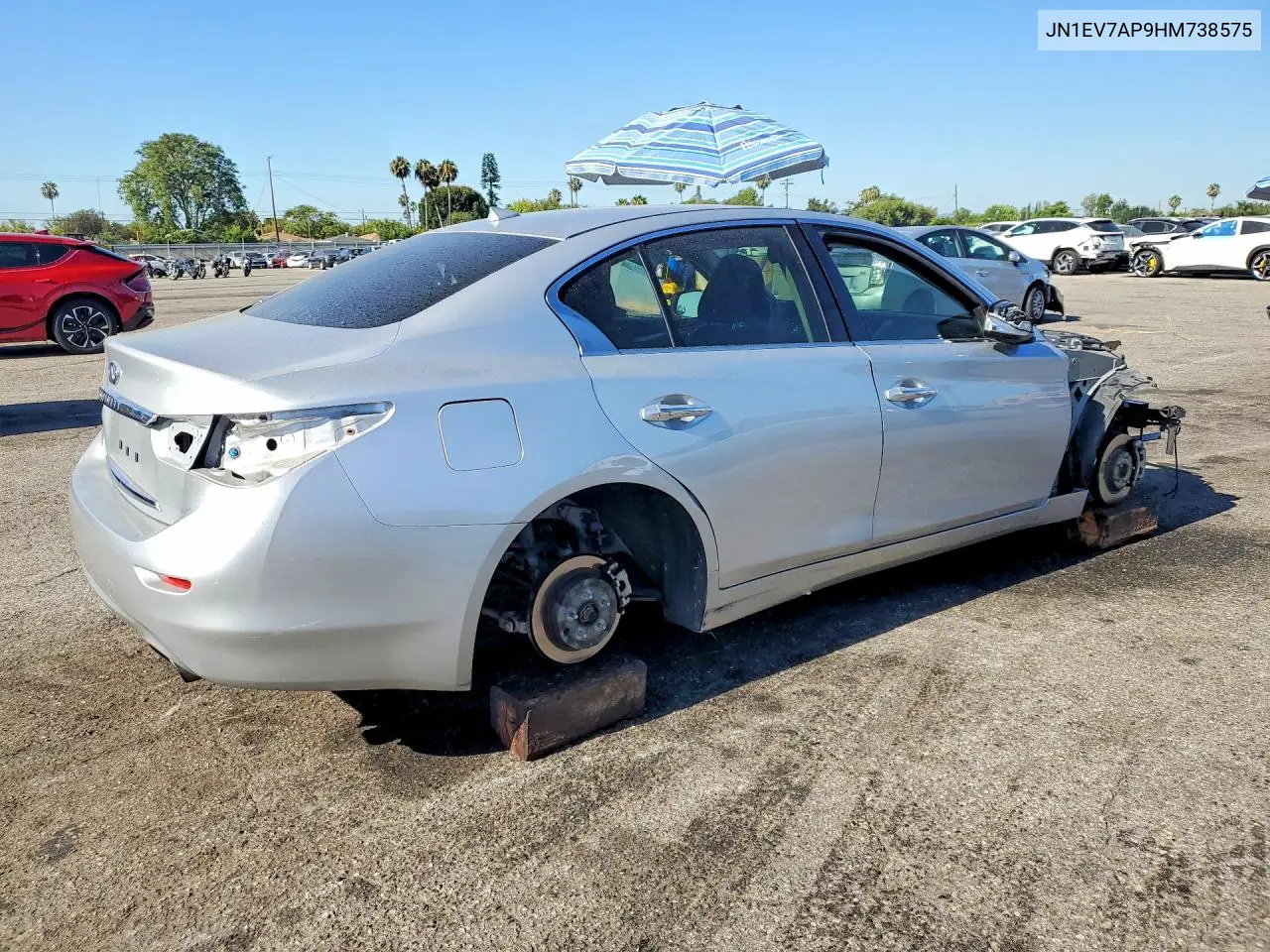 2017 Infiniti Q50 3.0T Premium VIN: JN1EV7AP9HM738575 Lot: 60391896