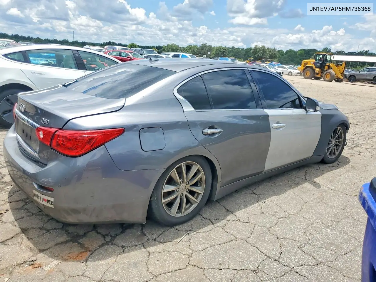2017 Infiniti Q50 3.0T Premium VIN: JN1EV7AP5HM736368 Lot: 60428606