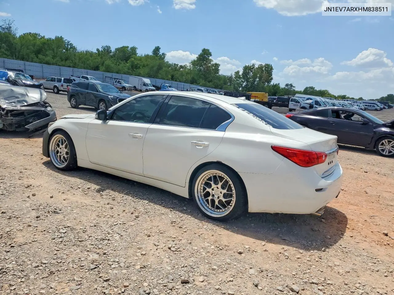 2017 Infiniti Q50 3.0T Signature Edition VIN: JN1EV7ARXHM838511 Lot: 60474566