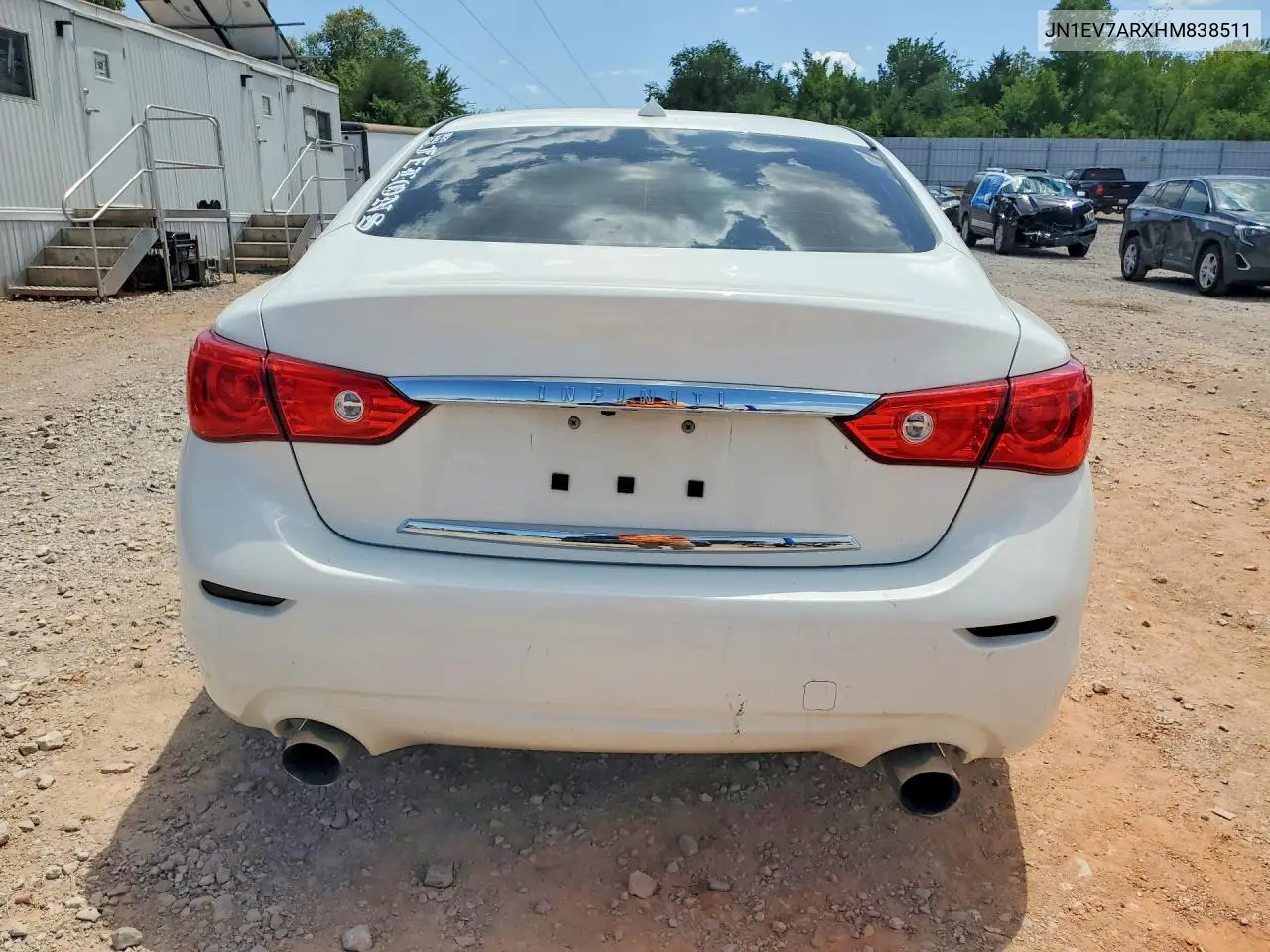 2017 Infiniti Q50 3.0T Signature Edition VIN: JN1EV7ARXHM838511 Lot: 60474566