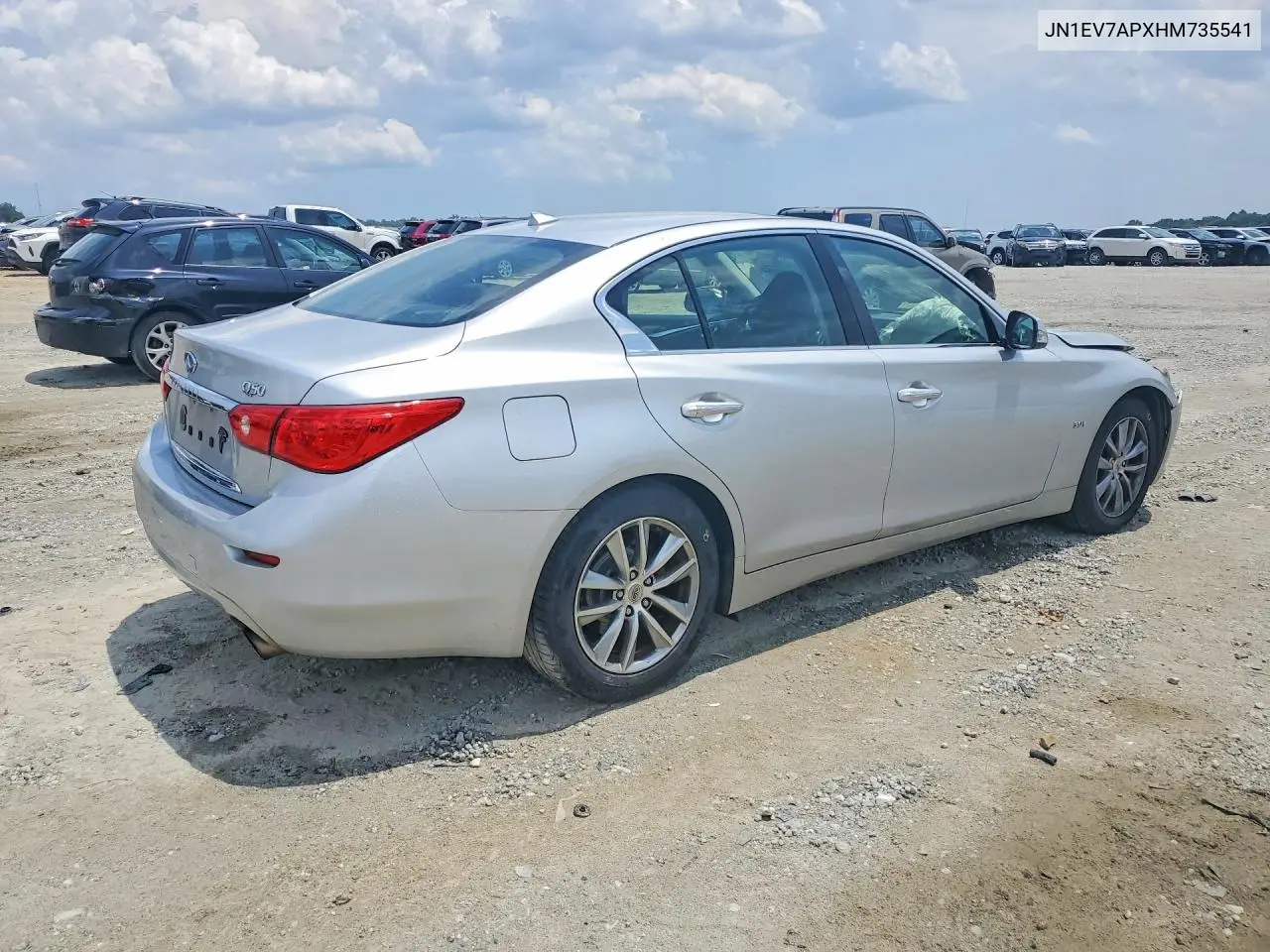 2017 Infiniti Q50 3.0T Premium VIN: JN1EV7APXHM735541 Lot: 60569846
