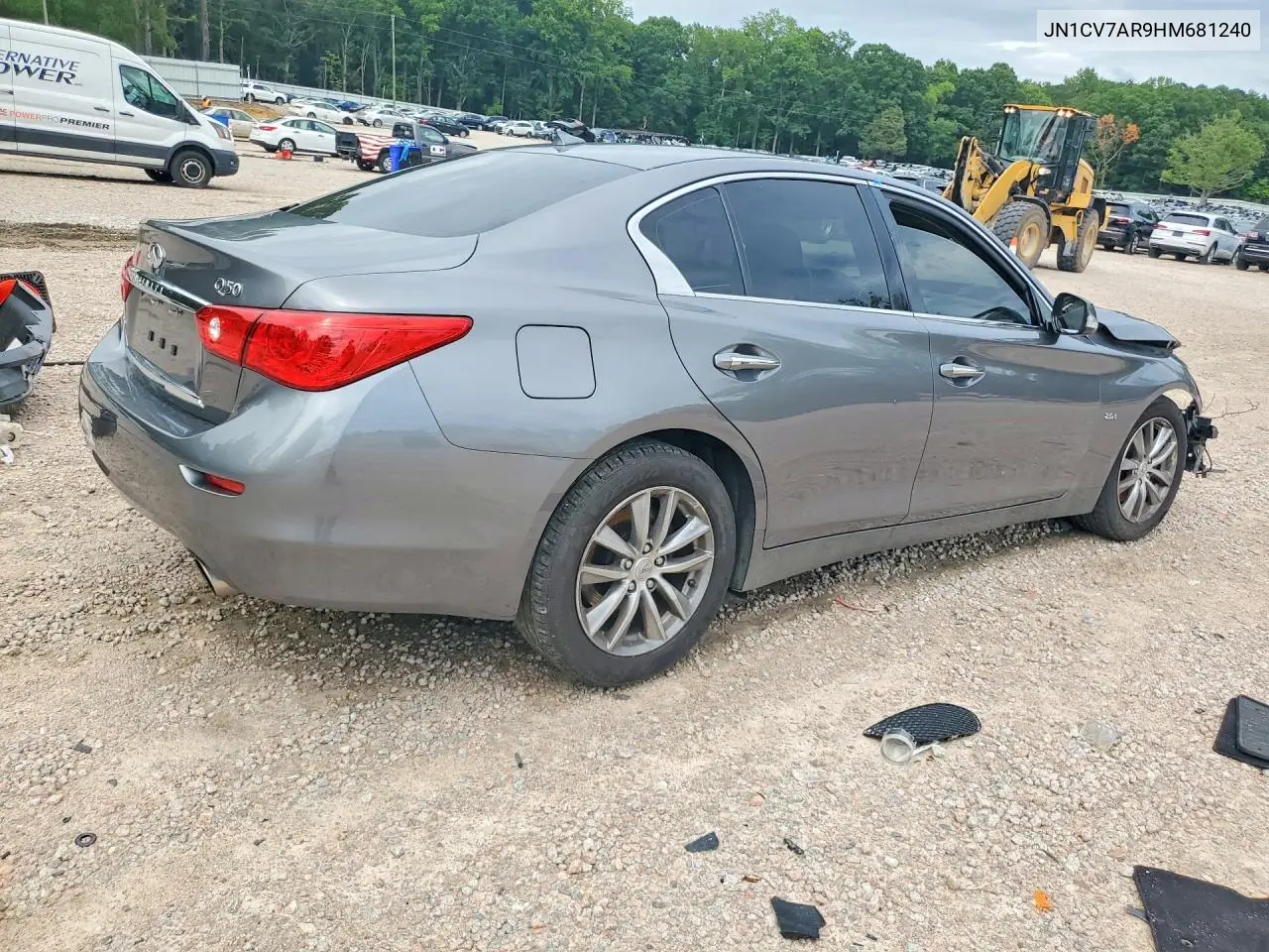 2017 Infiniti Q50 2.0T Premium VIN: JN1CV7AR9HM681240 Lot: 60633276