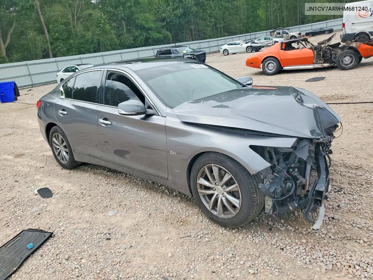 2017 Infiniti Q50 2.0T Premium VIN: JN1CV7AR9HM681240 Lot: 60633276