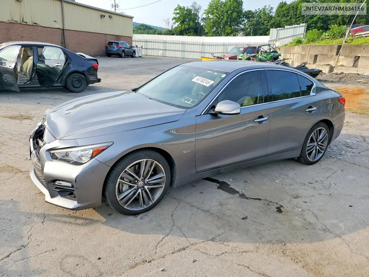 2017 Infiniti Q50 3.0T Sport VIN: JN1EV7AR7HM834156 Lot: 60760246