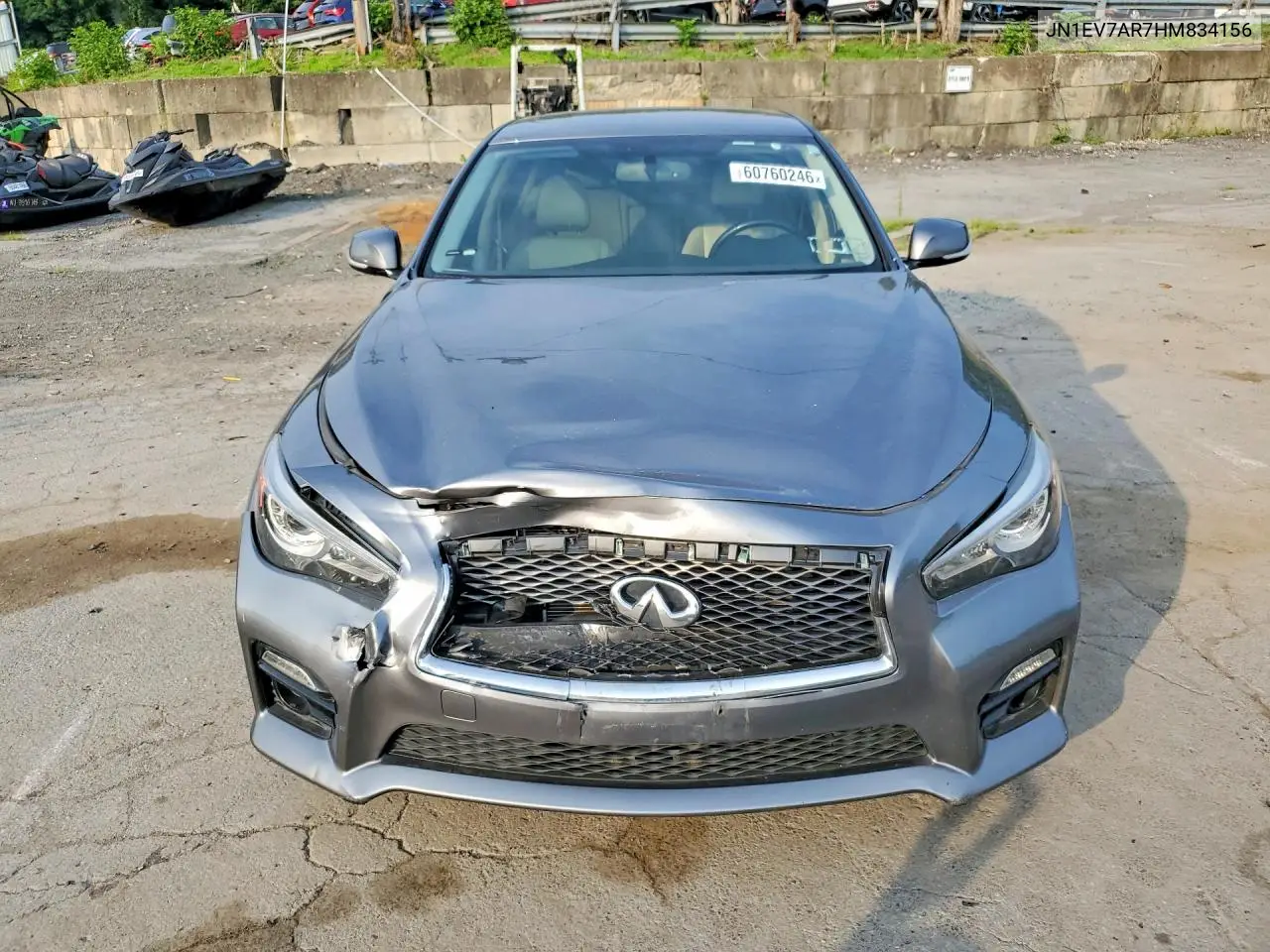 2017 Infiniti Q50 3.0T Sport VIN: JN1EV7AR7HM834156 Lot: 60760246
