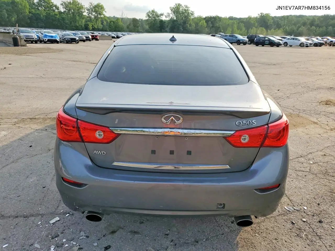 2017 Infiniti Q50 3.0T Sport VIN: JN1EV7AR7HM834156 Lot: 60760246
