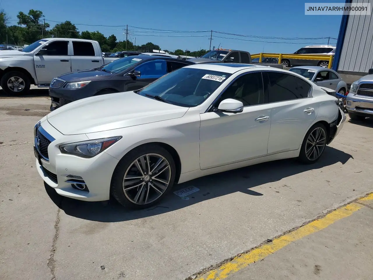 2017 Infiniti Q50 VIN: JN1AV7AR9HM900091 Lot: 60937216
